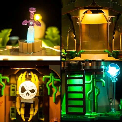 LED Light Set Compatible with LEGO Great Deku Tree 77092 - Copper