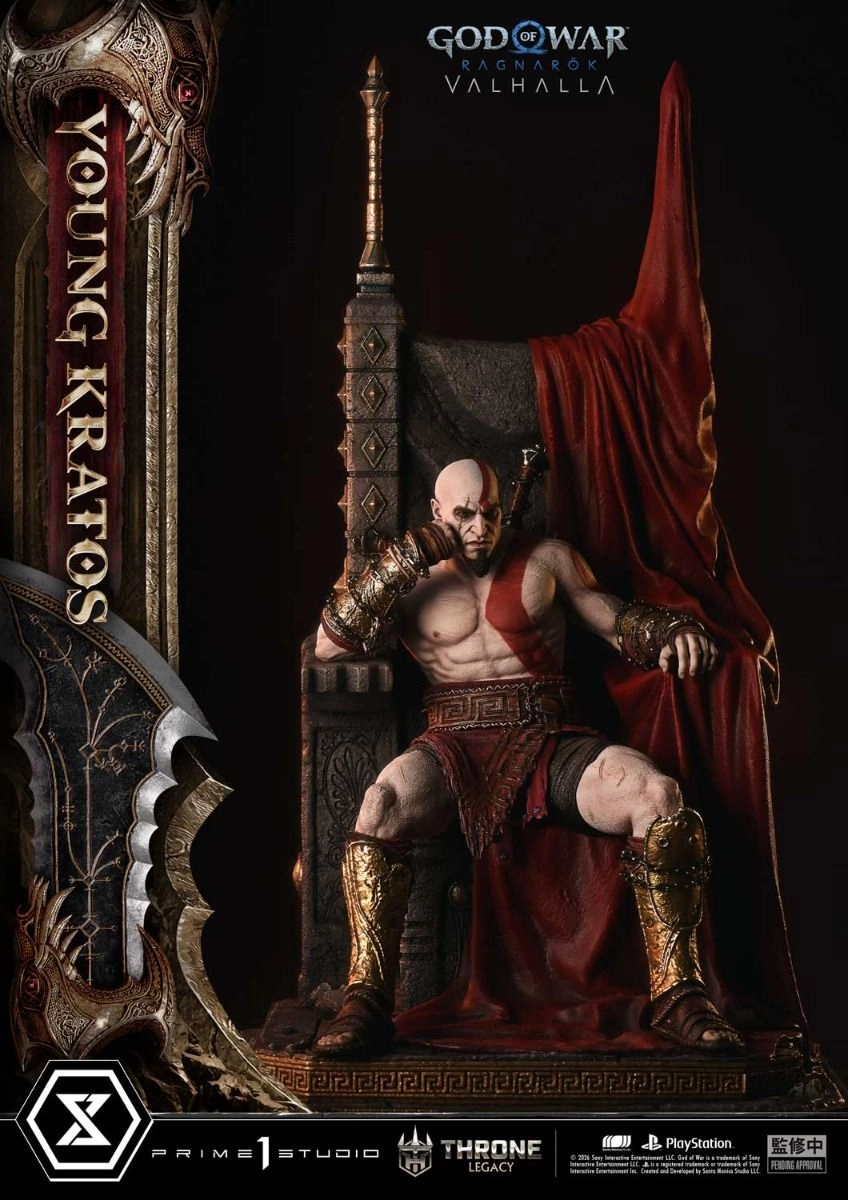 Prime 1 Studio Young Kratos Throne Legacy - Polystone and other materials