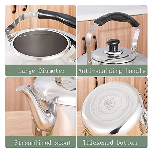 Stove Top Whistling Kettle - 4L 5L 6L 7L 8L