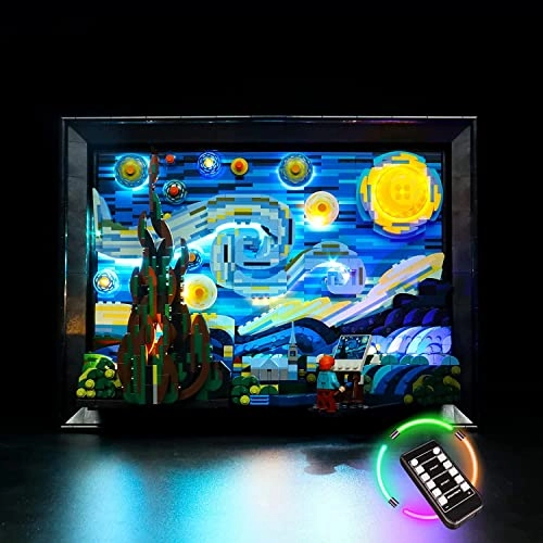 Light Kit for LEGO Vincent Van Gogh - The Starry Night 21333 - Acrylonitrile Butadiene Styrene (ABS)