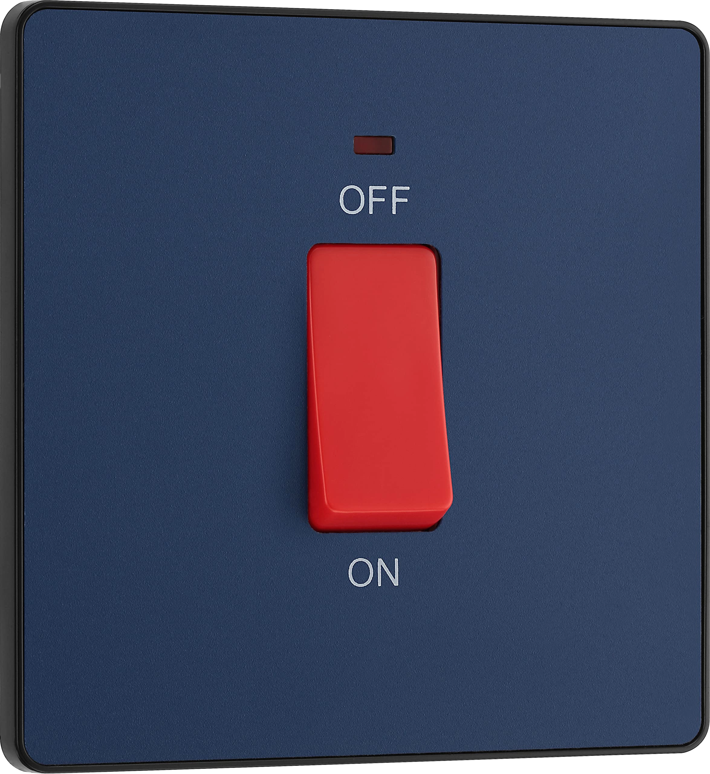 BG Electrical Evolve 45A Double Pole Switch - LED Indicator