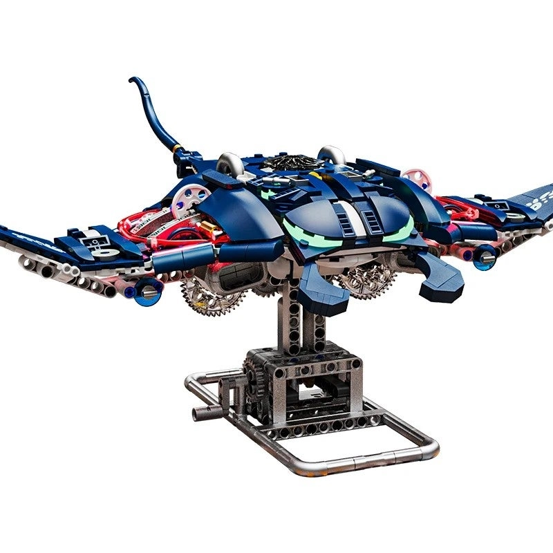 Bluejw Mobulidae (13057) - 966-piece Semi-Mechanical