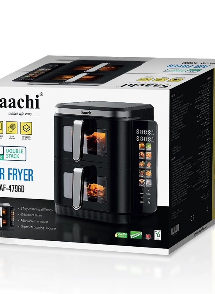 Digital Air Fryer NL-AF-4796D-BK