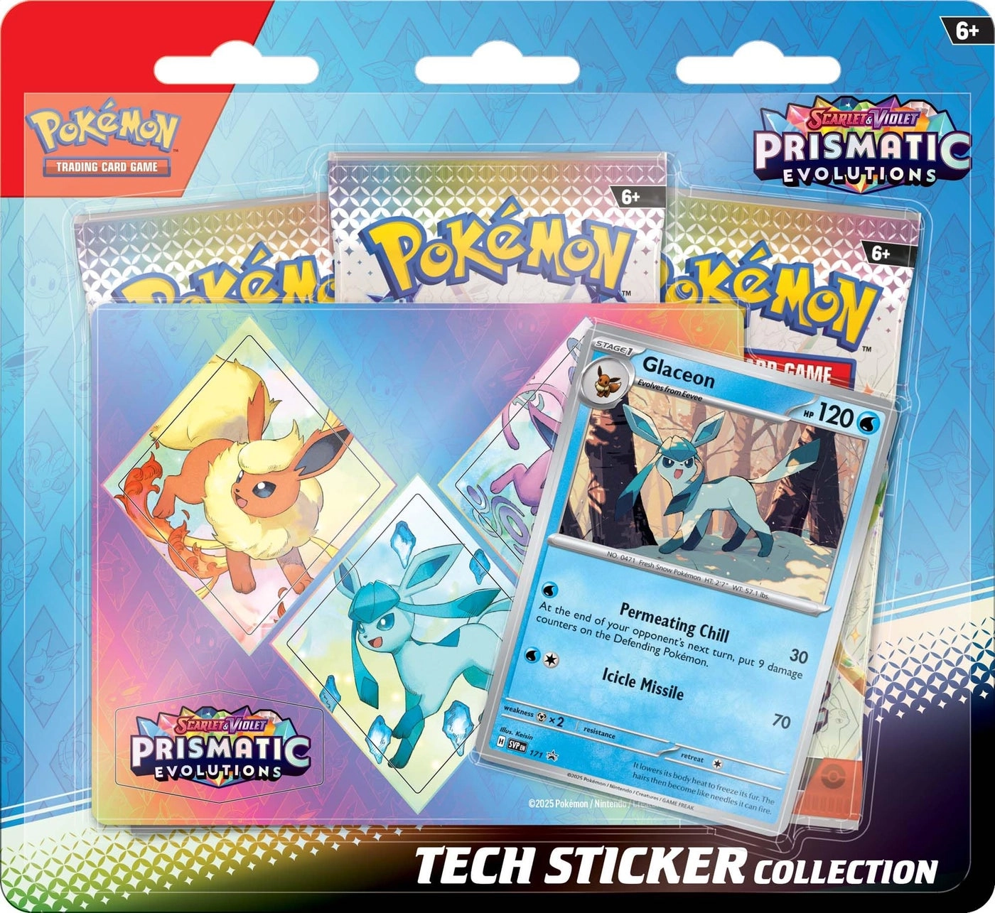 Pokmon Prismatic Evolutions Tech Sticker Collection - 1 Count