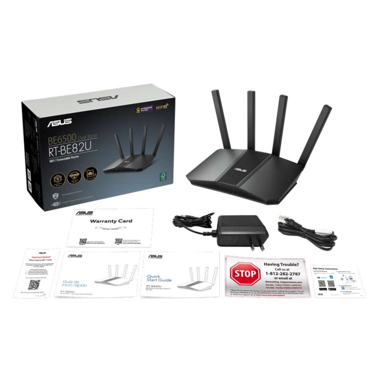 RT-BE82U - 6500 Mbps WiFi 7