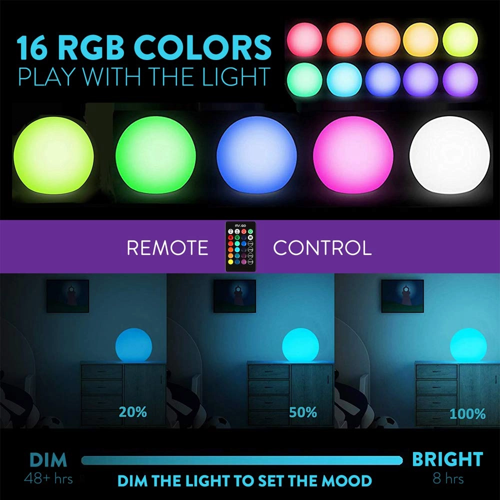 LED Glowing Ball - Polyethylene (PE)