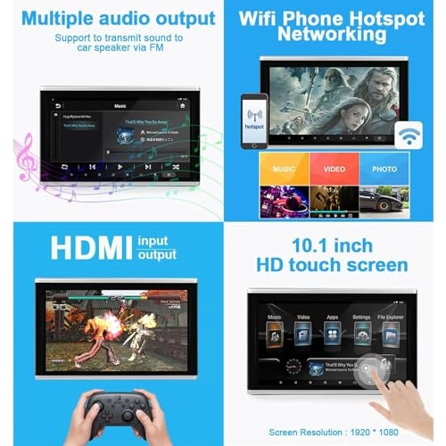 Car Headrest Video Player - 10 Inch