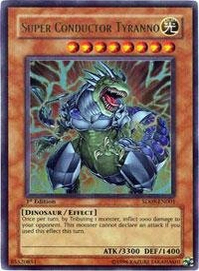 Yu-Gi-Oh! Super Conductor Tyranno SD09-EN001 - Structure Deck 9: Dinosaur's Rage 1st Edition Ultra Rare