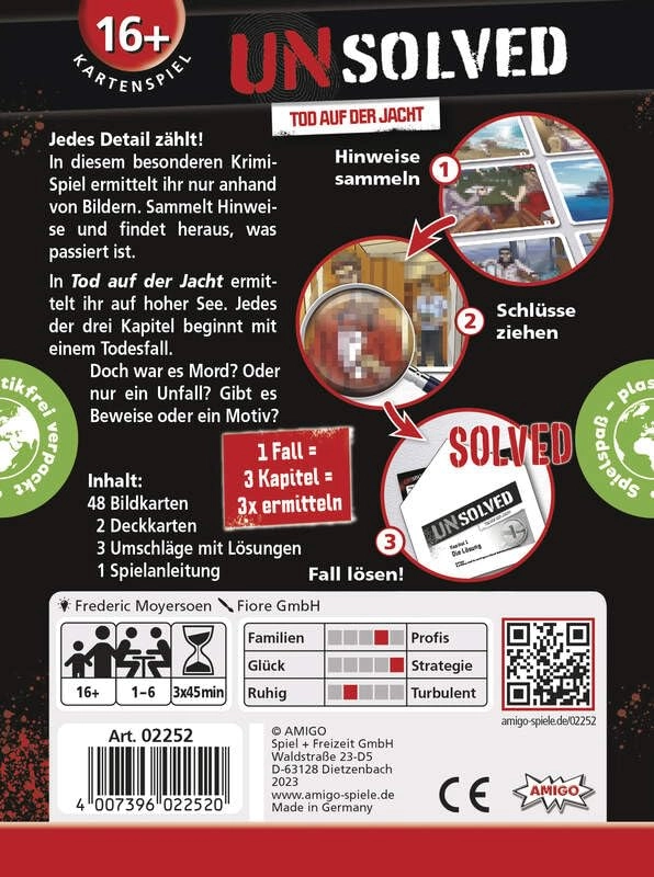 Unsolved: The Hunting Accident + Unsolved: Death on the Yacht (German)