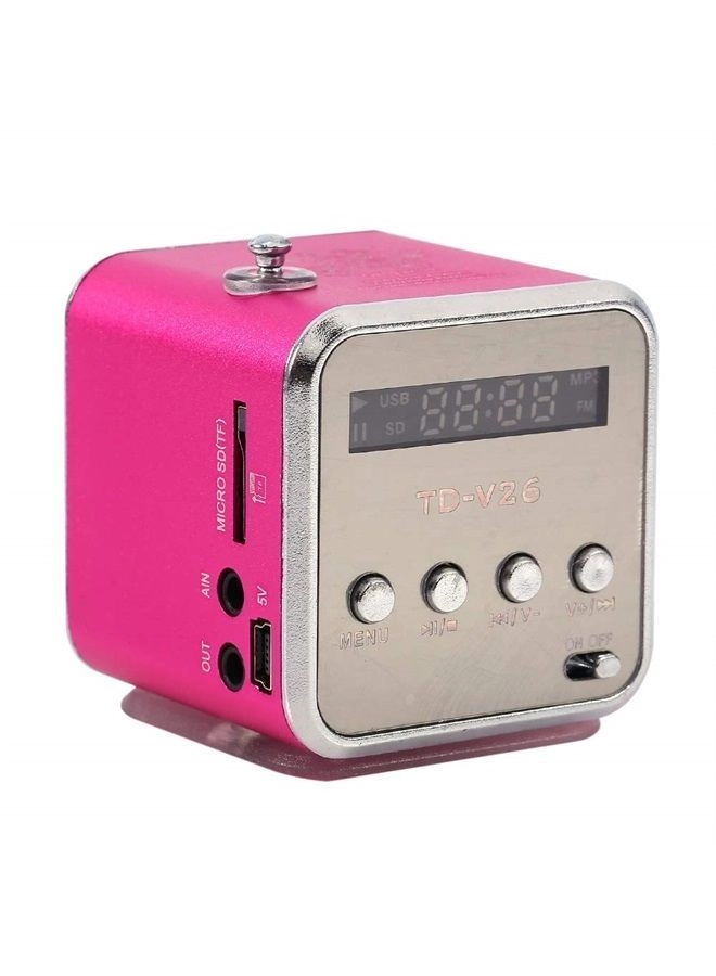 Zerone Mini Speaker Music Player - Portable FM Radio 600mAh