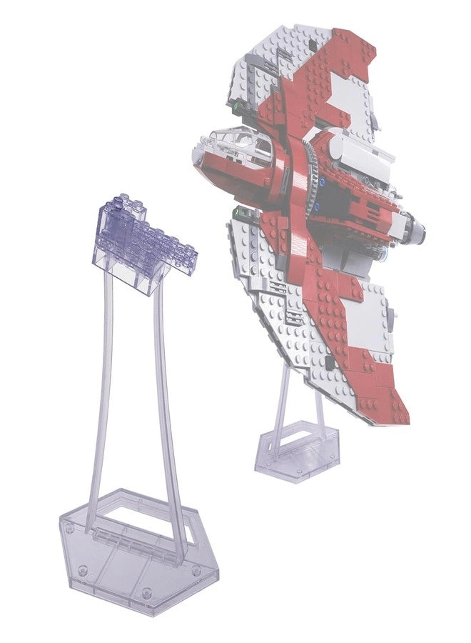 BrickVisions Display Stand - 75362 Ahsoka Tano’s T-6 Jedi Shuttle Transparent