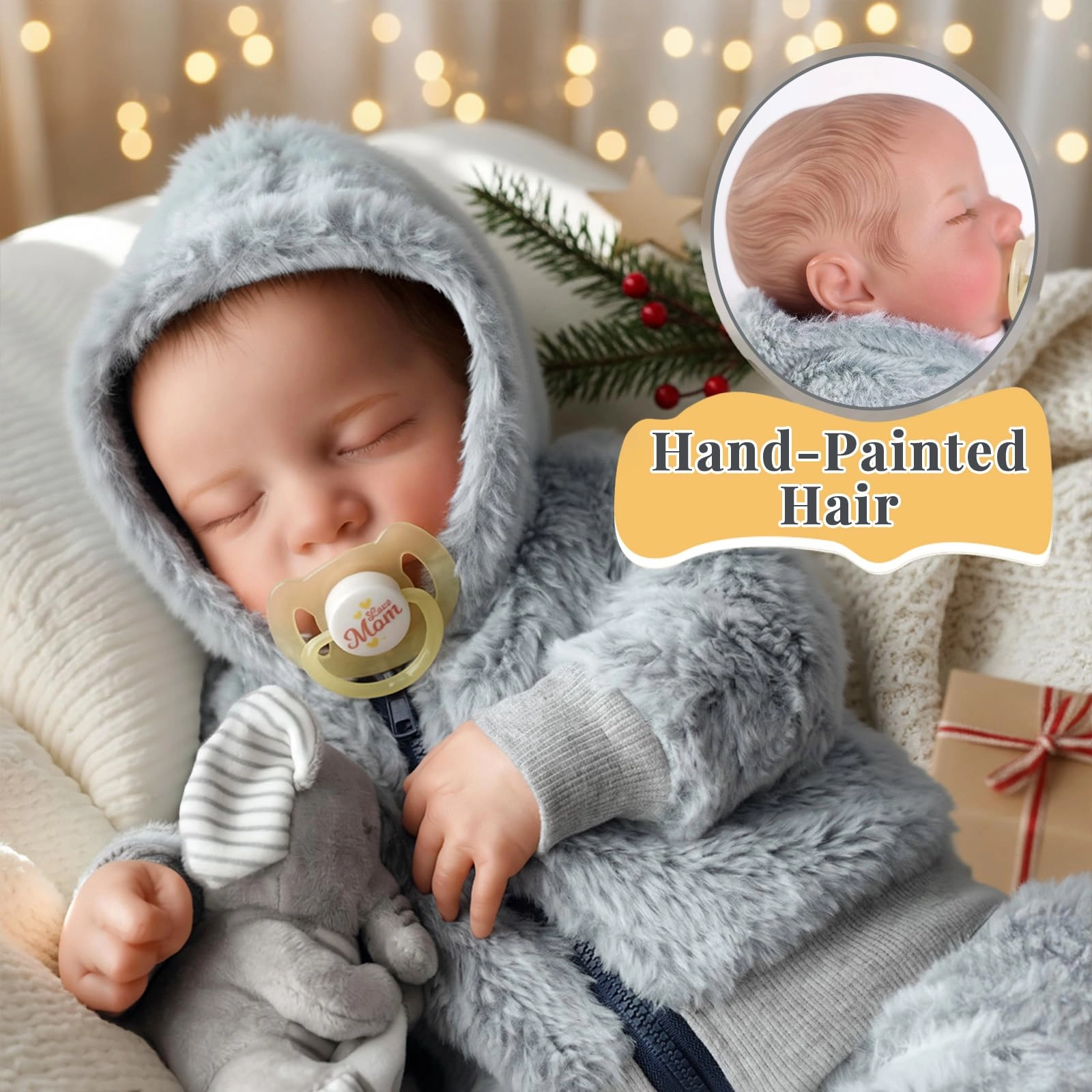 Reborn Baby Doll - 17Inch Vinyl Boy Ages 3+