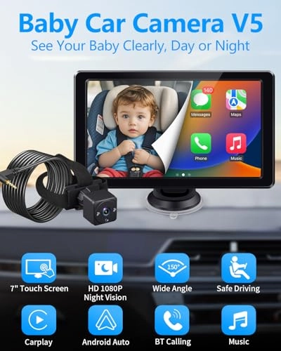 Baby Car Camera - 7 inch