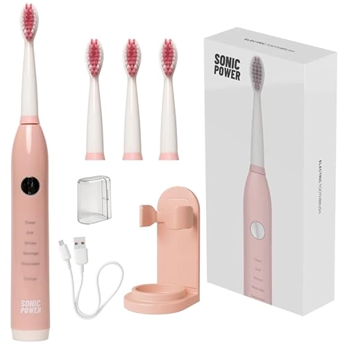 TRAVEL Series - 5 Cleaning Modes 1 Year Supply of Brush Heads