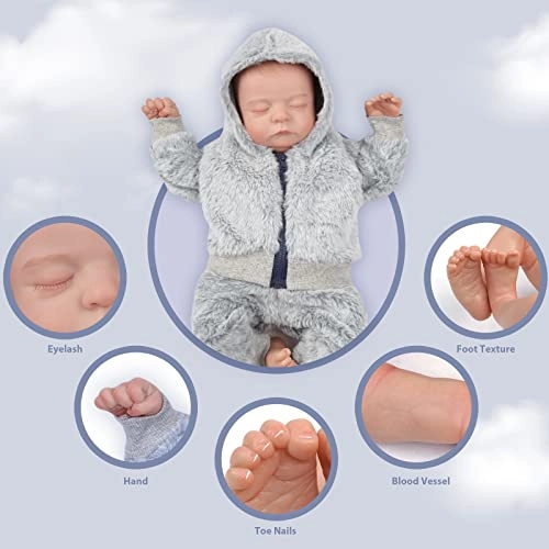 Reborn Baby Doll - 17 Inch Vinyl