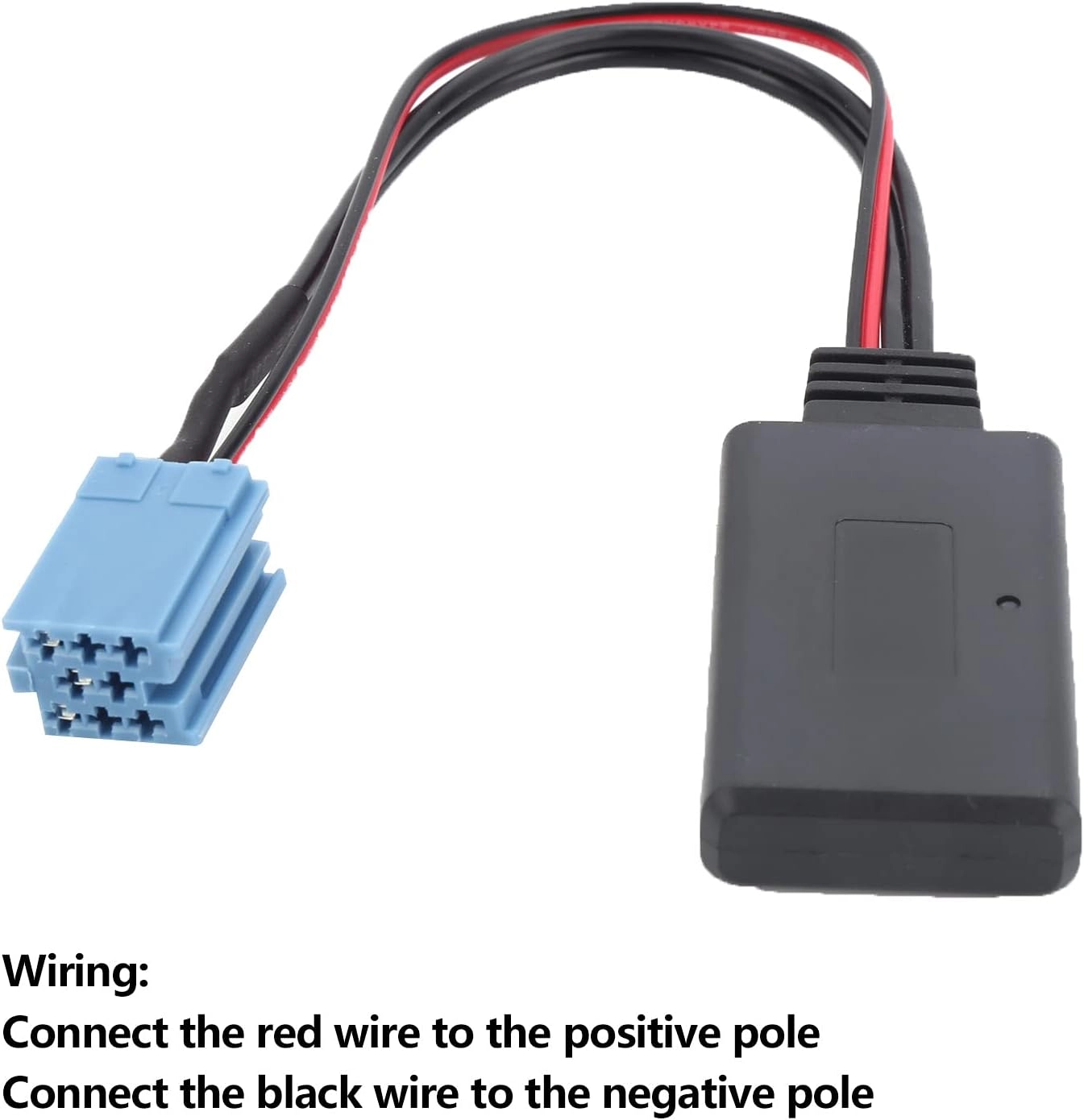 Bluetooth AUX IN Cable Audio Adapter - 12V 8Pin ABS