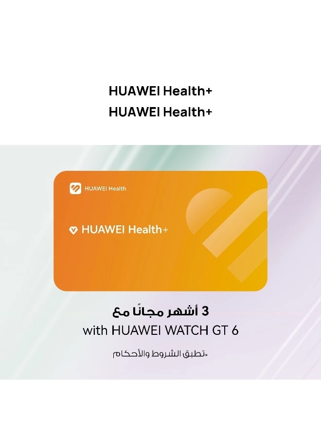 Watch GT 6 41.3mm Stainless steel GPS