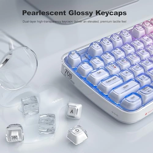 Clear Wireless Keyboard - USB-A
