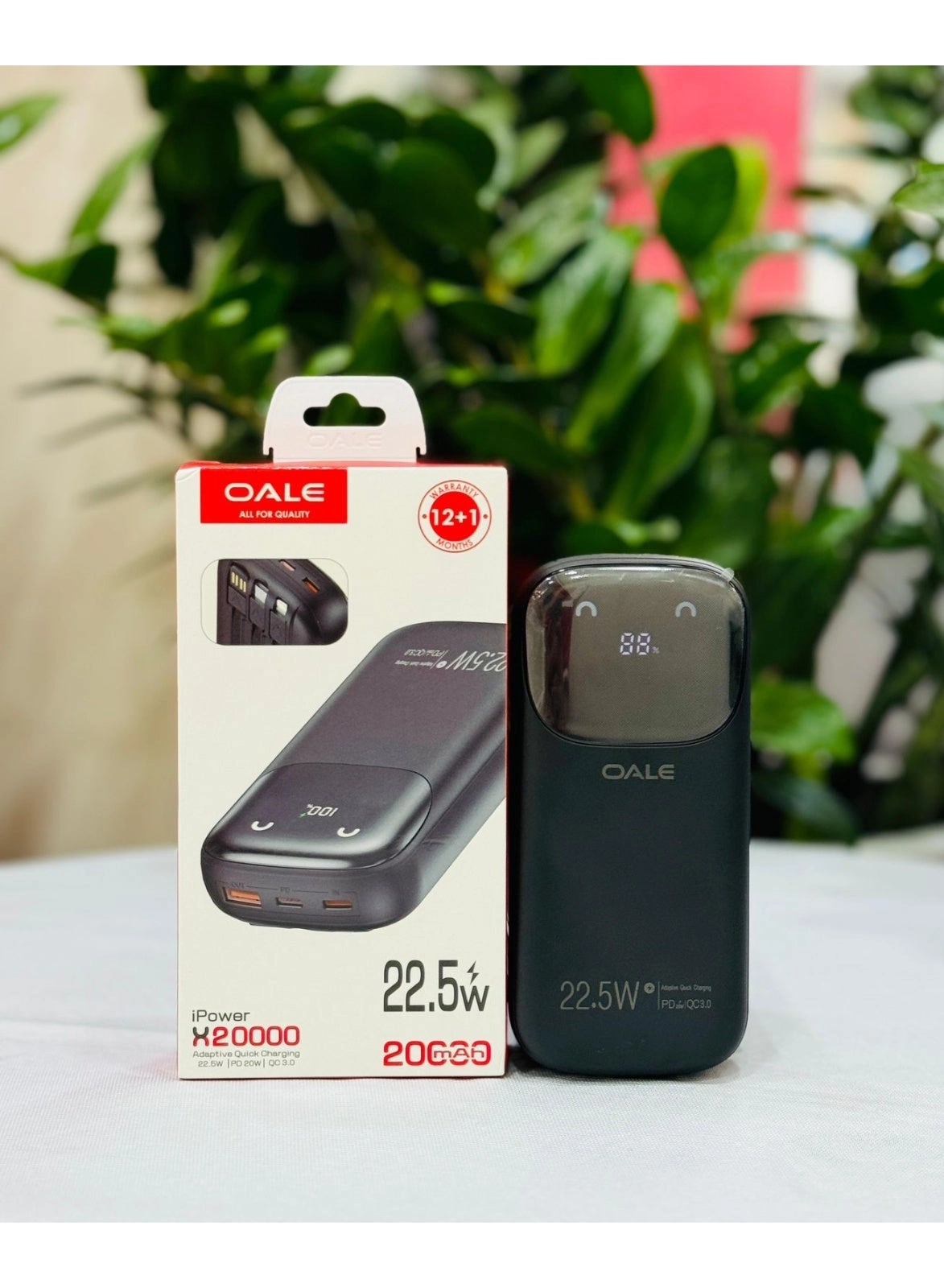 Power Bank - 20000 Watt-hour 22.5w