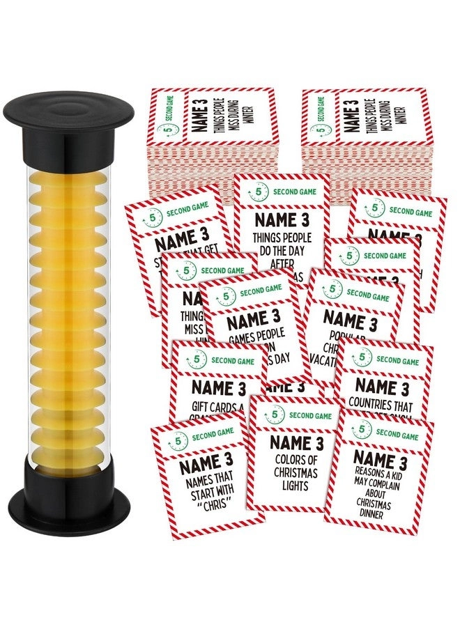 5 Second Game - 108 Question Cards 5 Second Hourglass