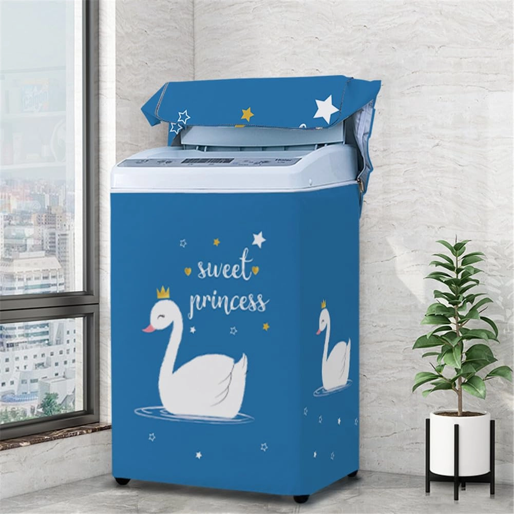 Odot Washing Machine Cover - Top Loader X-Small Cute Swan