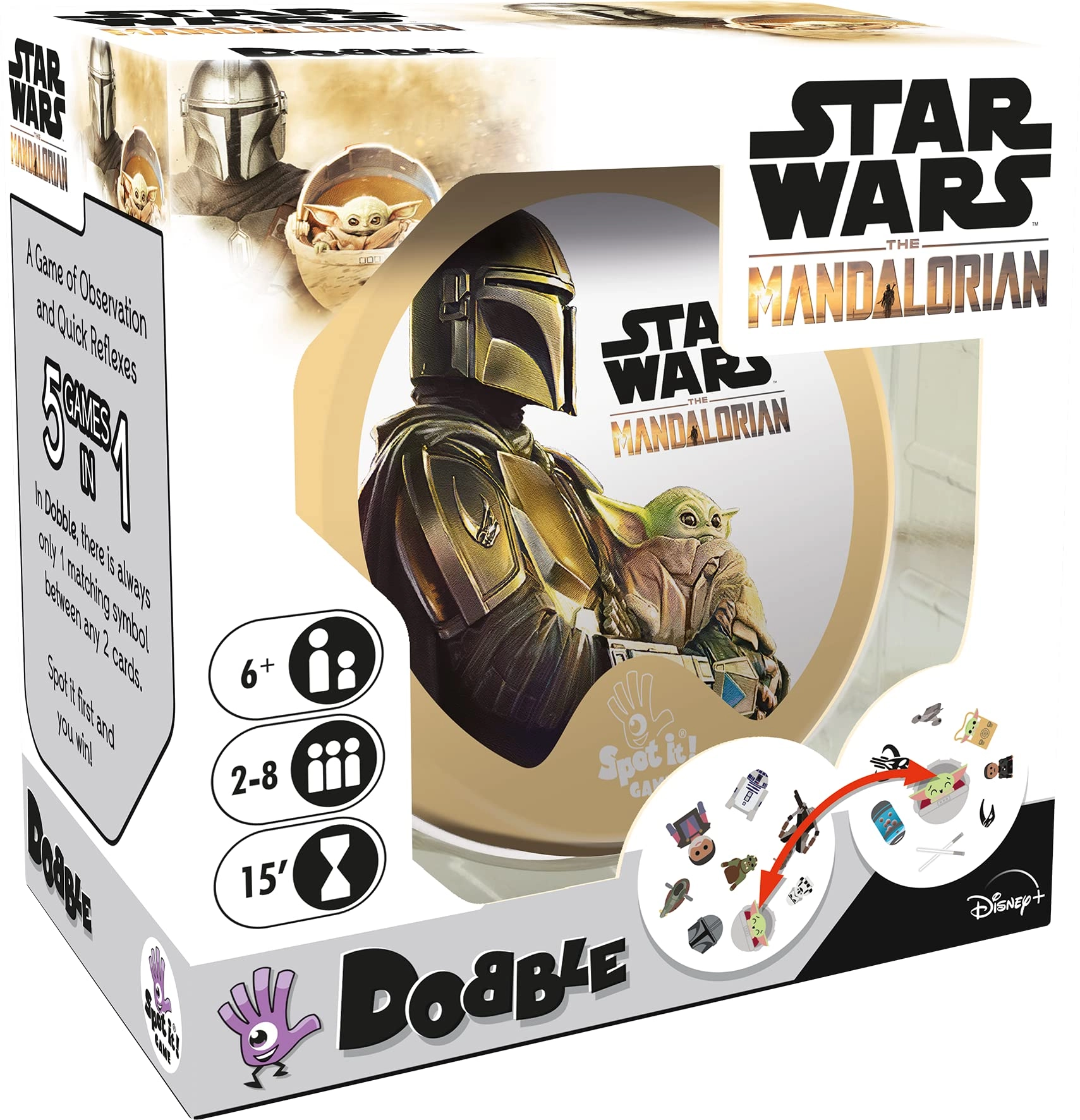 Asmodee Dobble: Star Wars Mandalorian