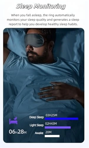 Smart Health Ring - 10 Silver Waterproof