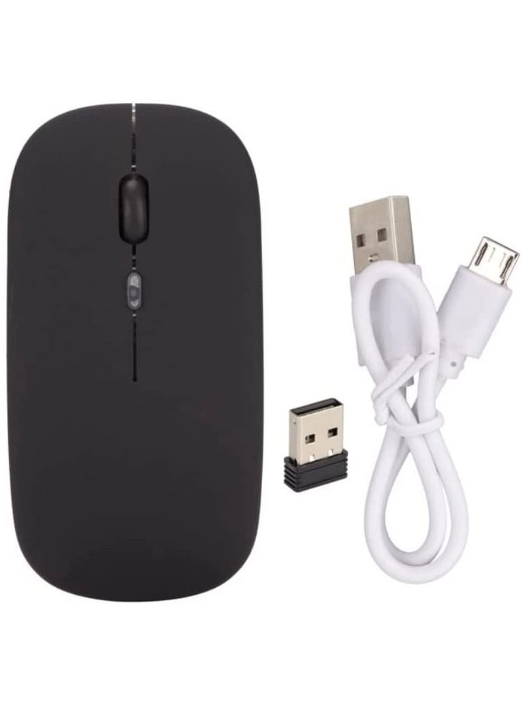 Slim Wireless Mouse - 2.4G Bluetooth 5.1