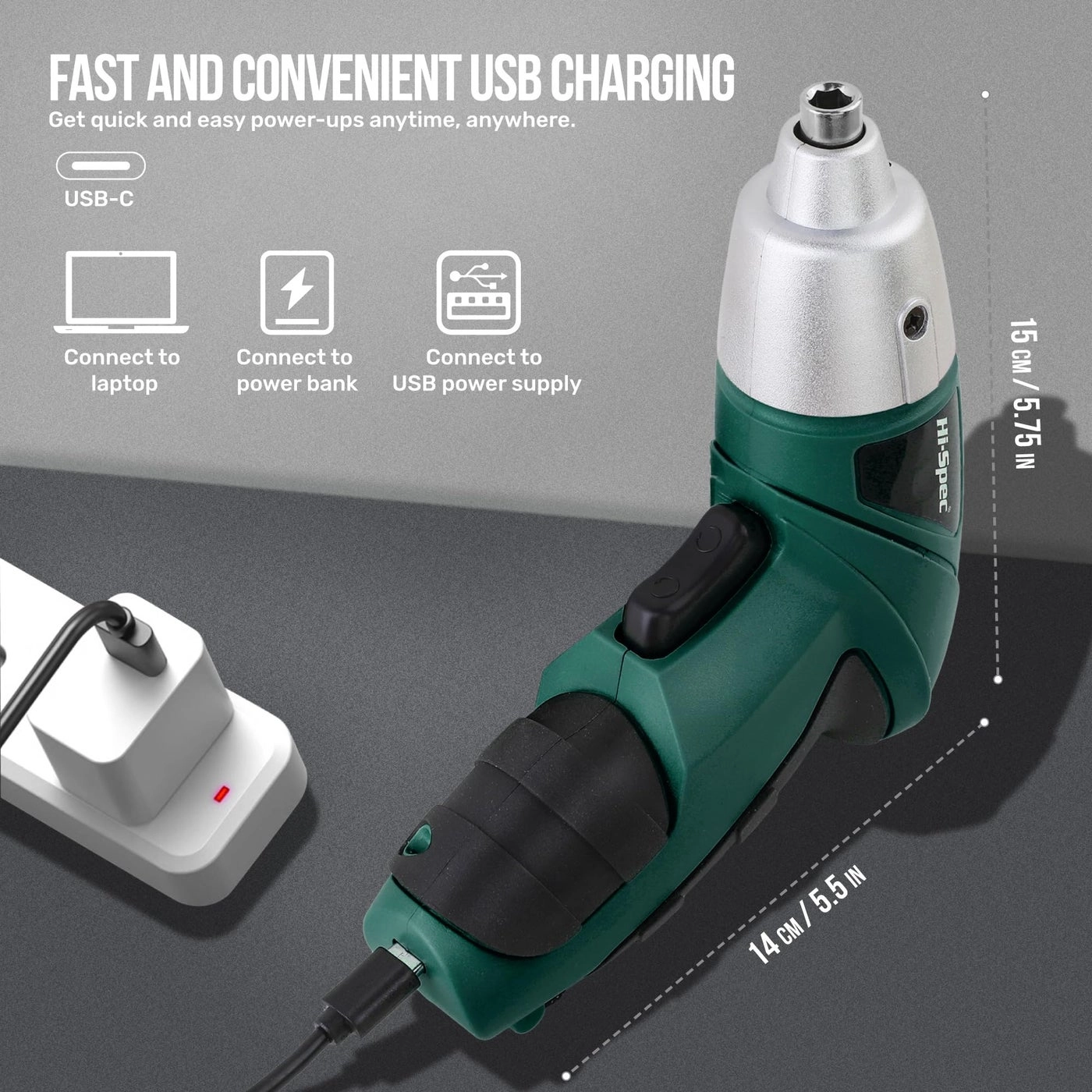 Electric Screwdriver Set - 1300 mAh