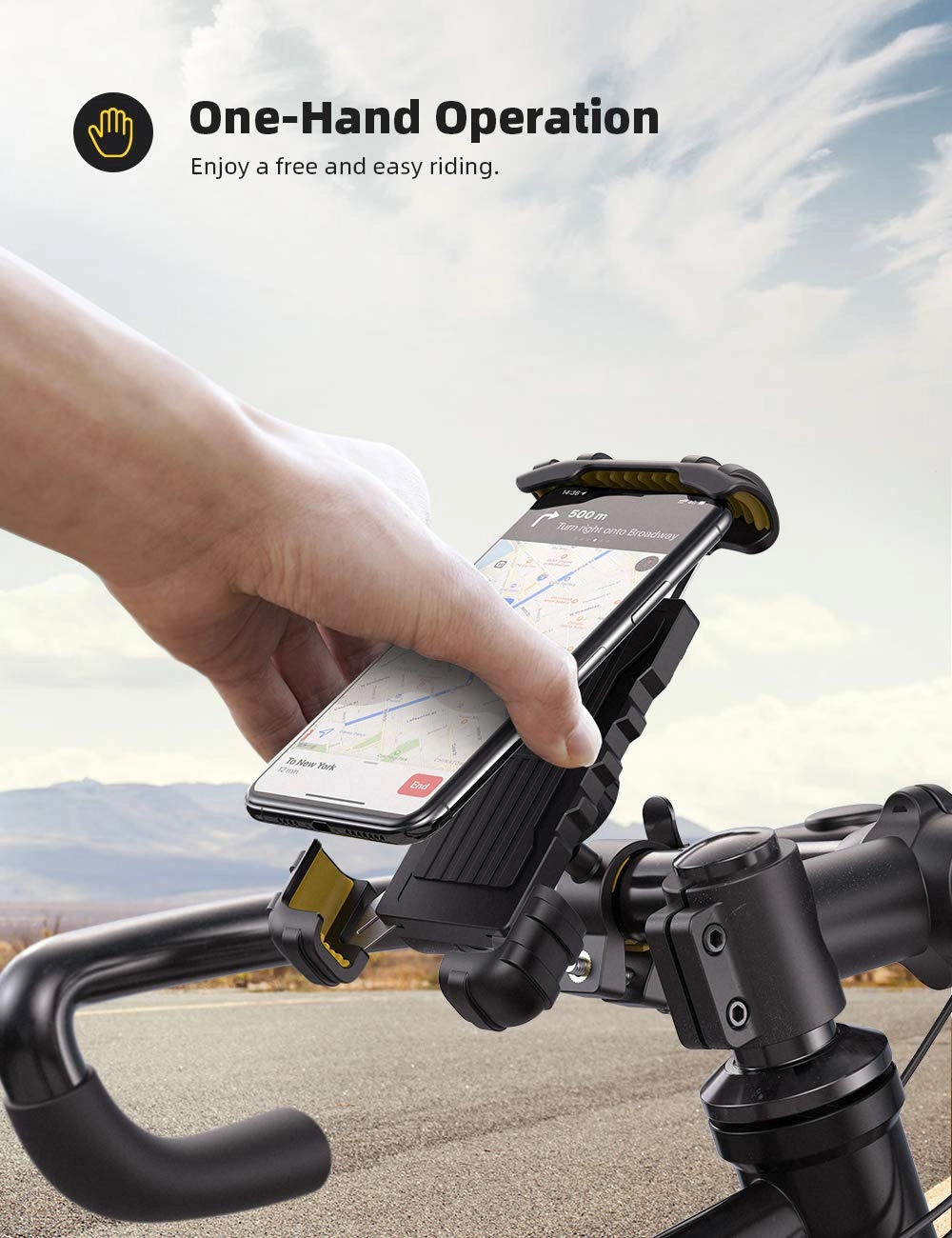 BM02-Y - Adjustable Handlebar Mount