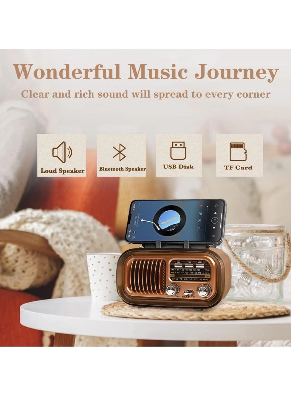 Bluetooth Radio Speaker - FM