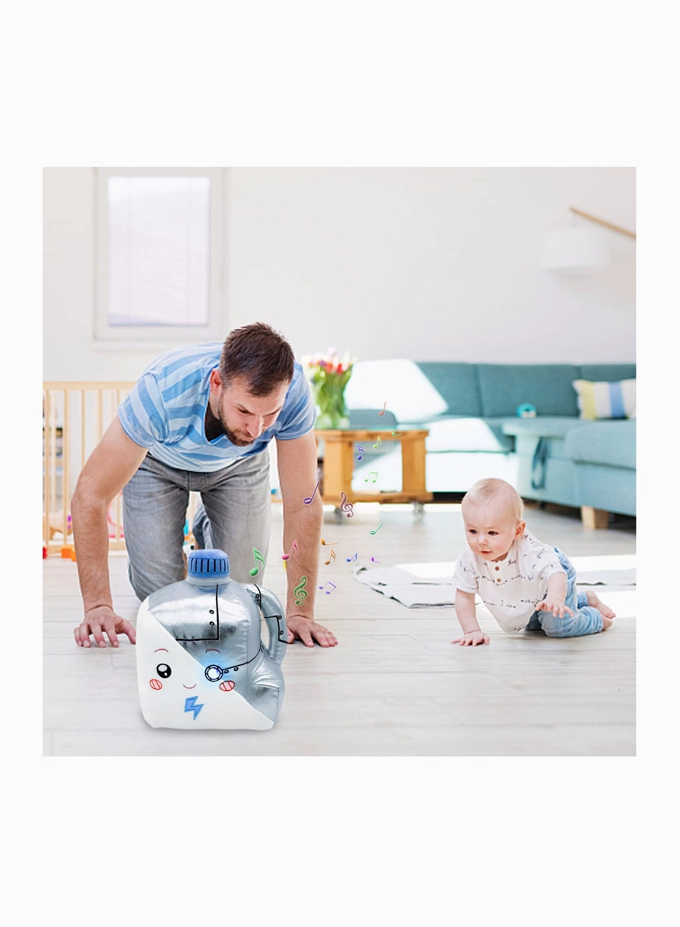 Milk Cup Cyborg Plush Toy 24 cm LED