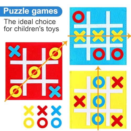 Tic Tac Toe Game - 3 Pcs Kid
