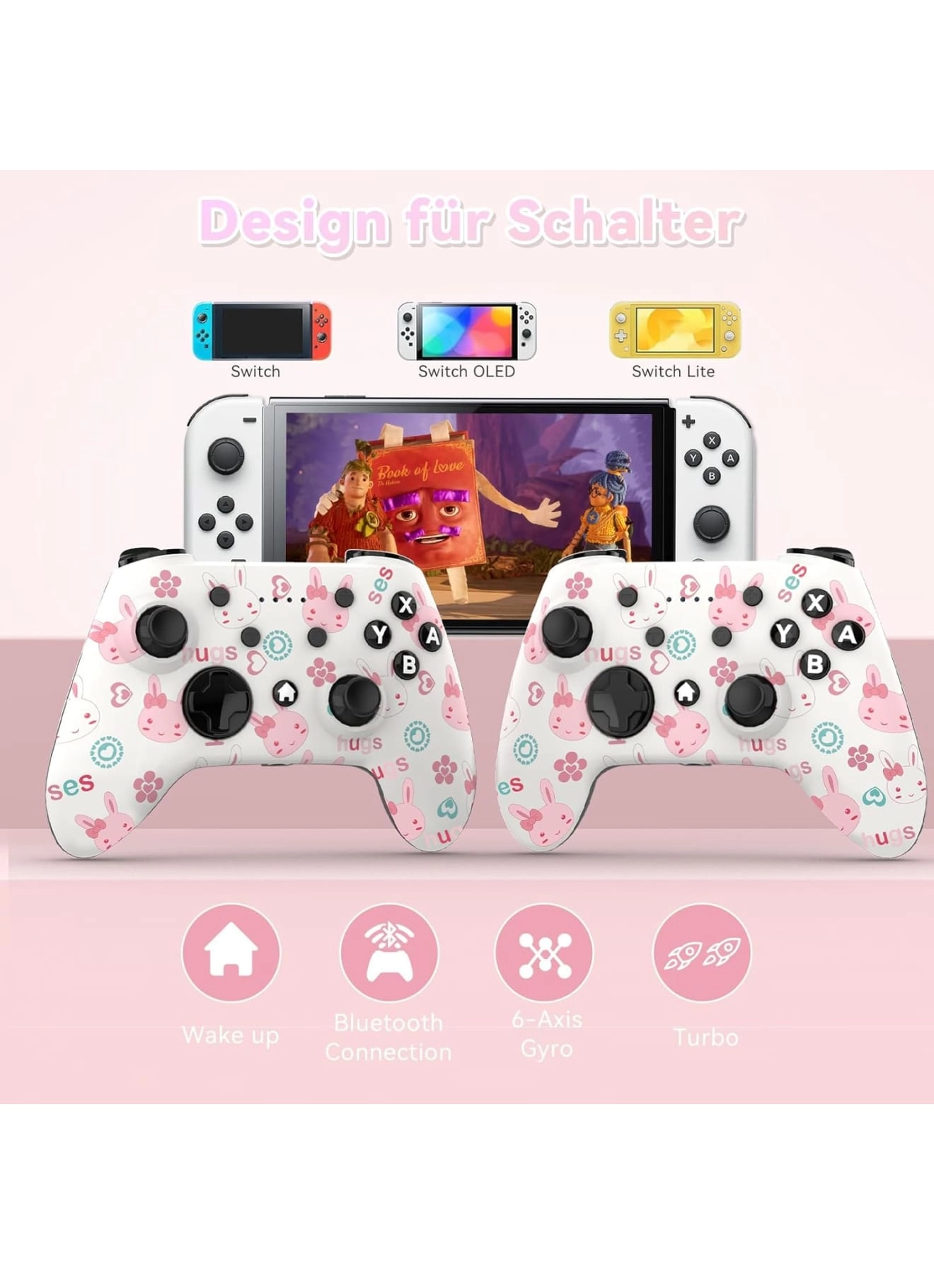 Switch Pro Controller - Switch/Switch Lite/Switch OLED Windows PC PS3 Android/iOS