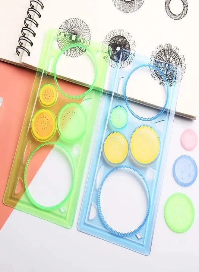 Creative Mandala Spirograph - Ten In One 4 Scale+ Pen