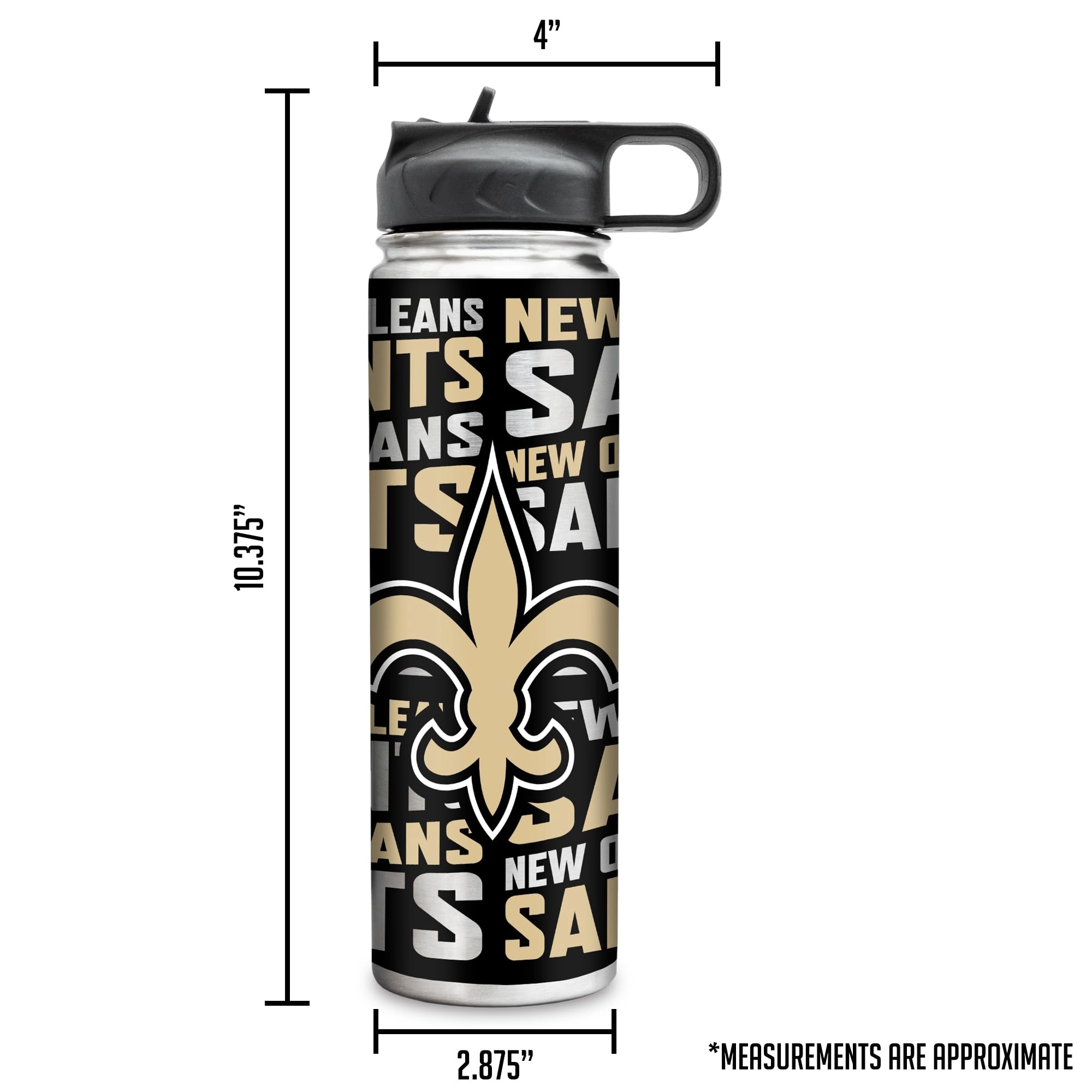 Stainless Steel NFL Football Tumbler - 650ml