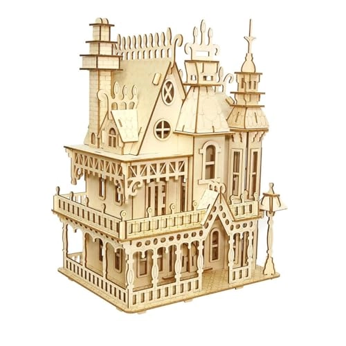 3D Wooden Puzzle House