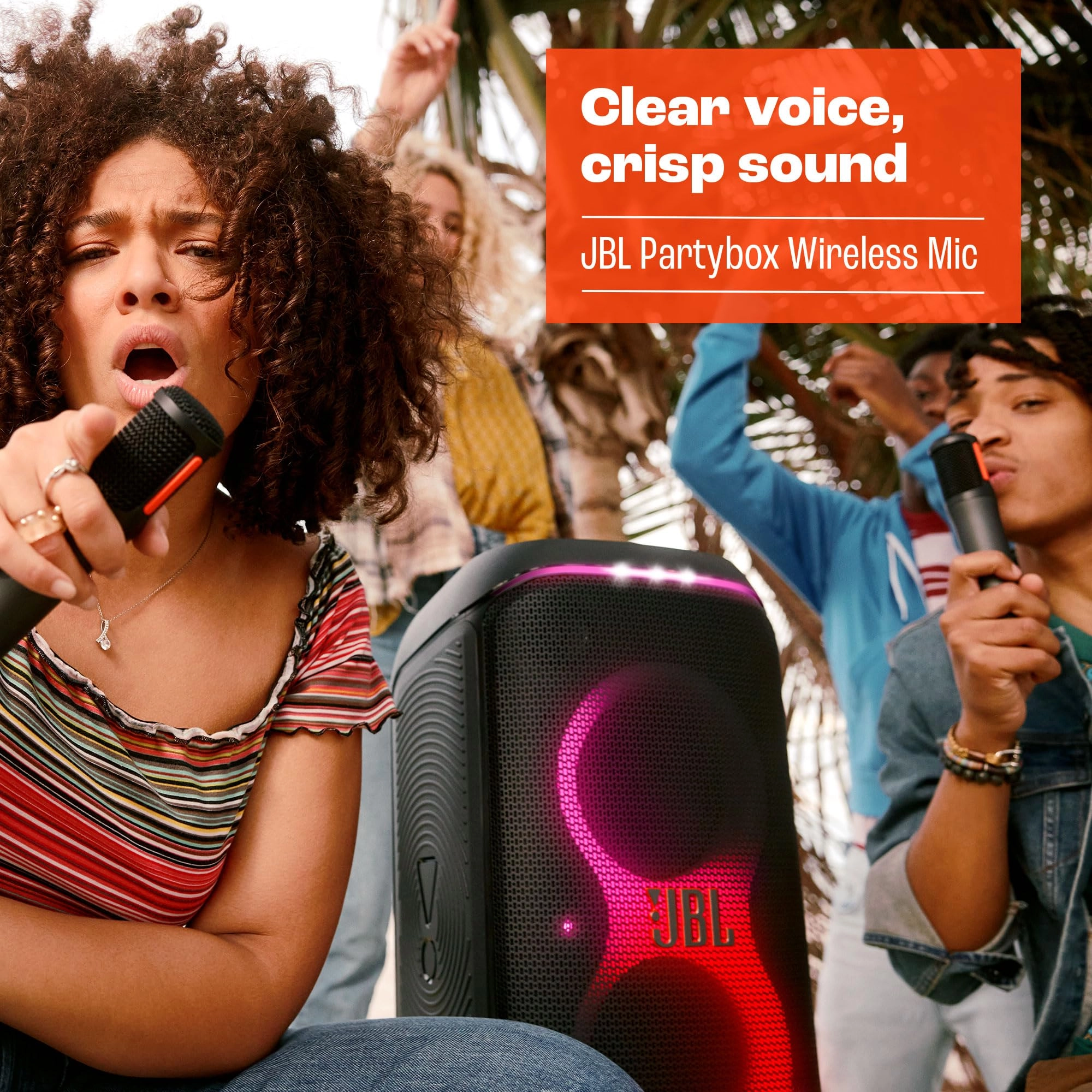 (Renewed) PartyBox Wireless Mic - 2X