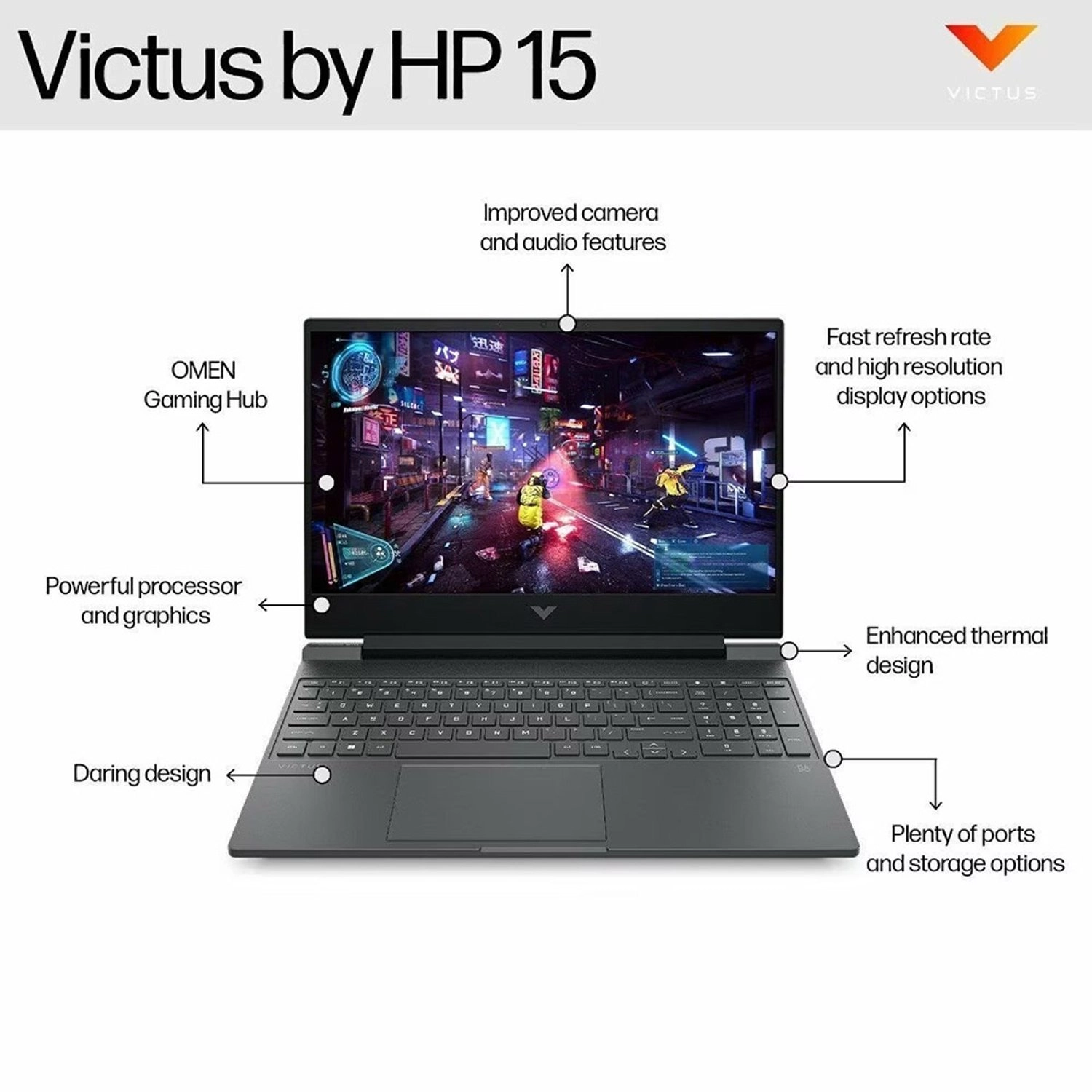 Victus Gaming B83SXPA - 15.6'' Core i5-13420H 16GB DDR4 512GB SSD