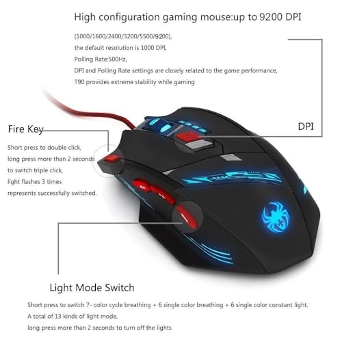T90 Gaming Mouse - Wired