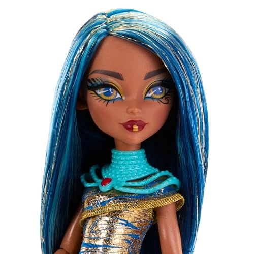 Cleo De Nile Doll - 11 points of articulation Gold Dress Ages 4+