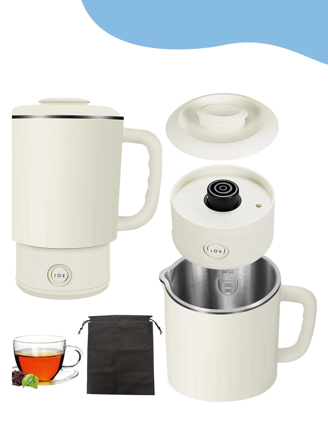 Portable Collapsible Electric Kettle