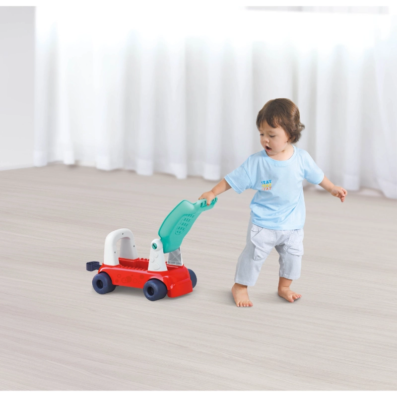 Push Walker And Ride On Learning Train - 12 months+ Multi Colour