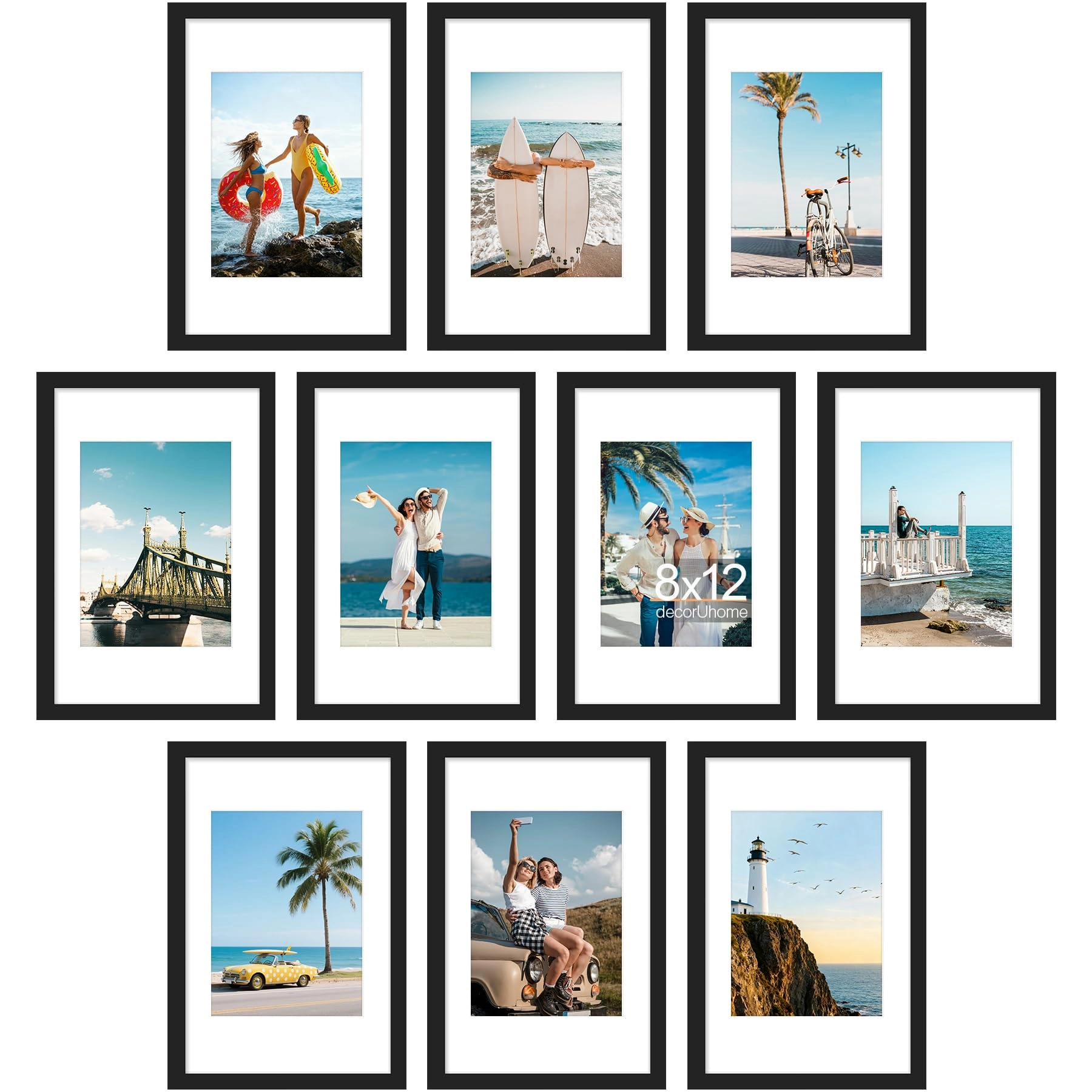 decoruhome Picture Frame Set - 8x12