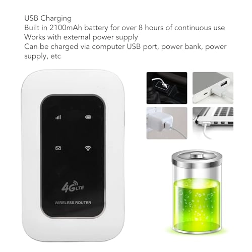 4G LTE Portable WiFi - 300Mbps 802.11b, g, n