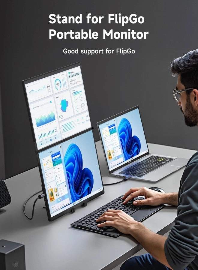 Leather Stand for FlipGo 16" Portable Monitor
