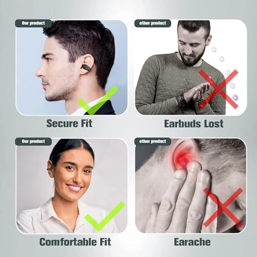 Open Ear Bone Conduction Headphones Wireless Headphone