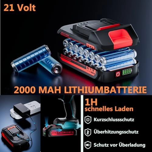 Hammer Drill - 2000 Milliamp Hours