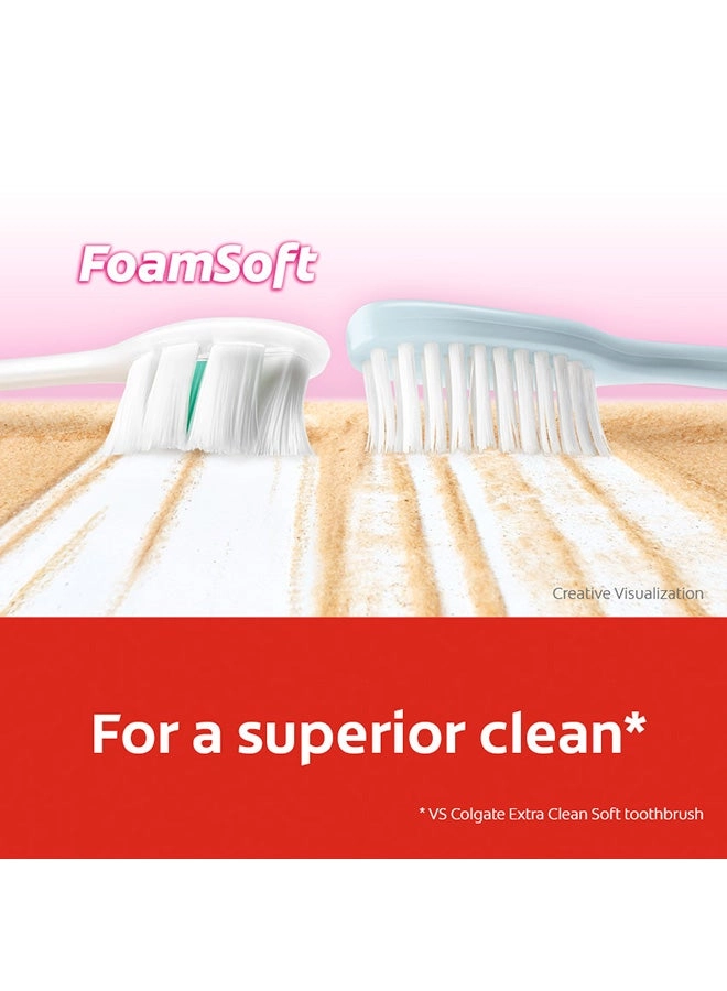 Foamsoft - Super Dense Thin Bristle Multicolor