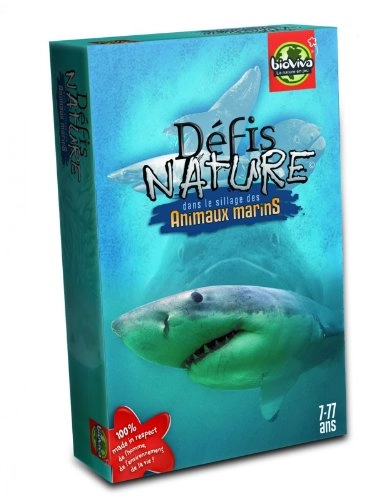 Nature Challenges Marine Animals - Card Game (French)